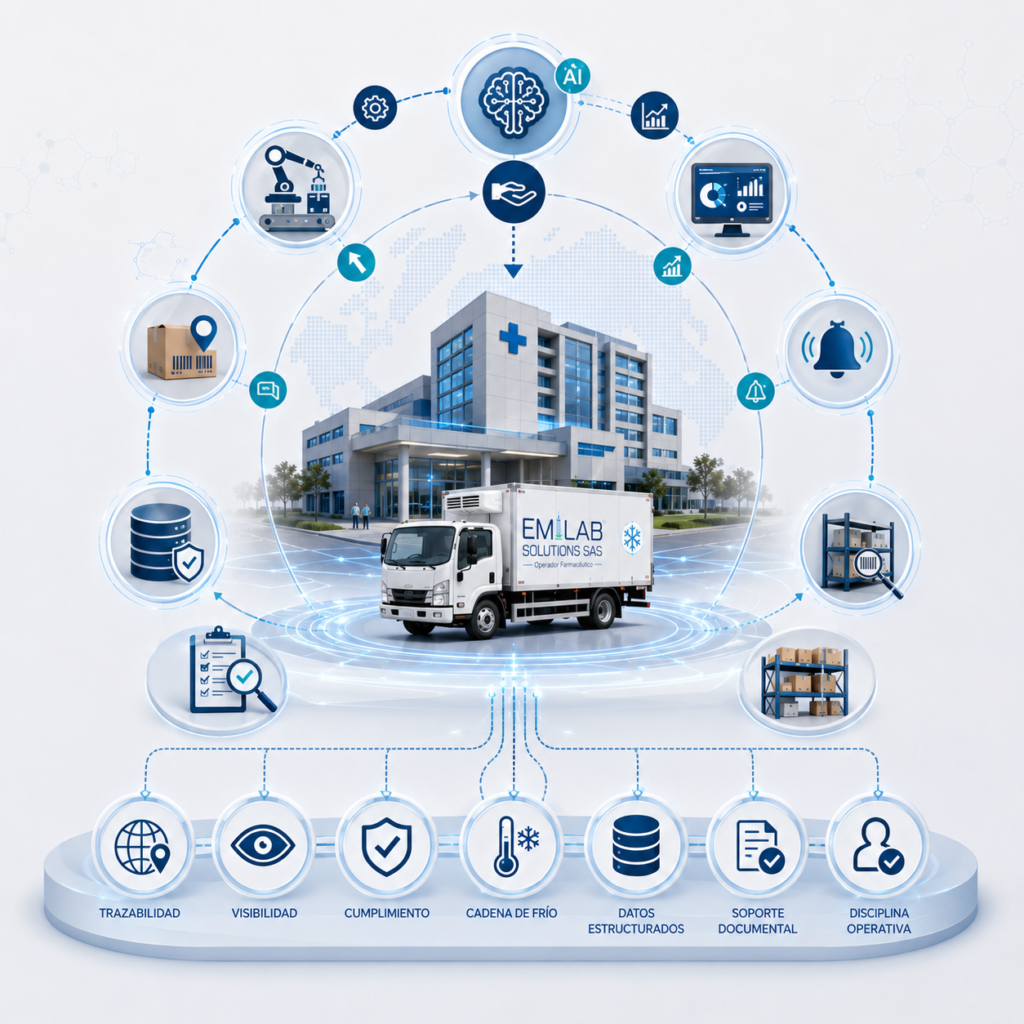 Sí, la automatización y la inteligencia artificial van entrando en la conversación. Pero, en logística farmacéutica, conviene decirlo sin exagerar: hoy el gran salto no está en “usar IA” como eslogan, sino en construir procesos y datos que hagan posible automatizar tareas útiles.